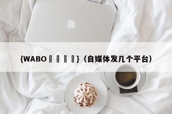 {WABO娛樂註冊}（自媒体发几个平台）